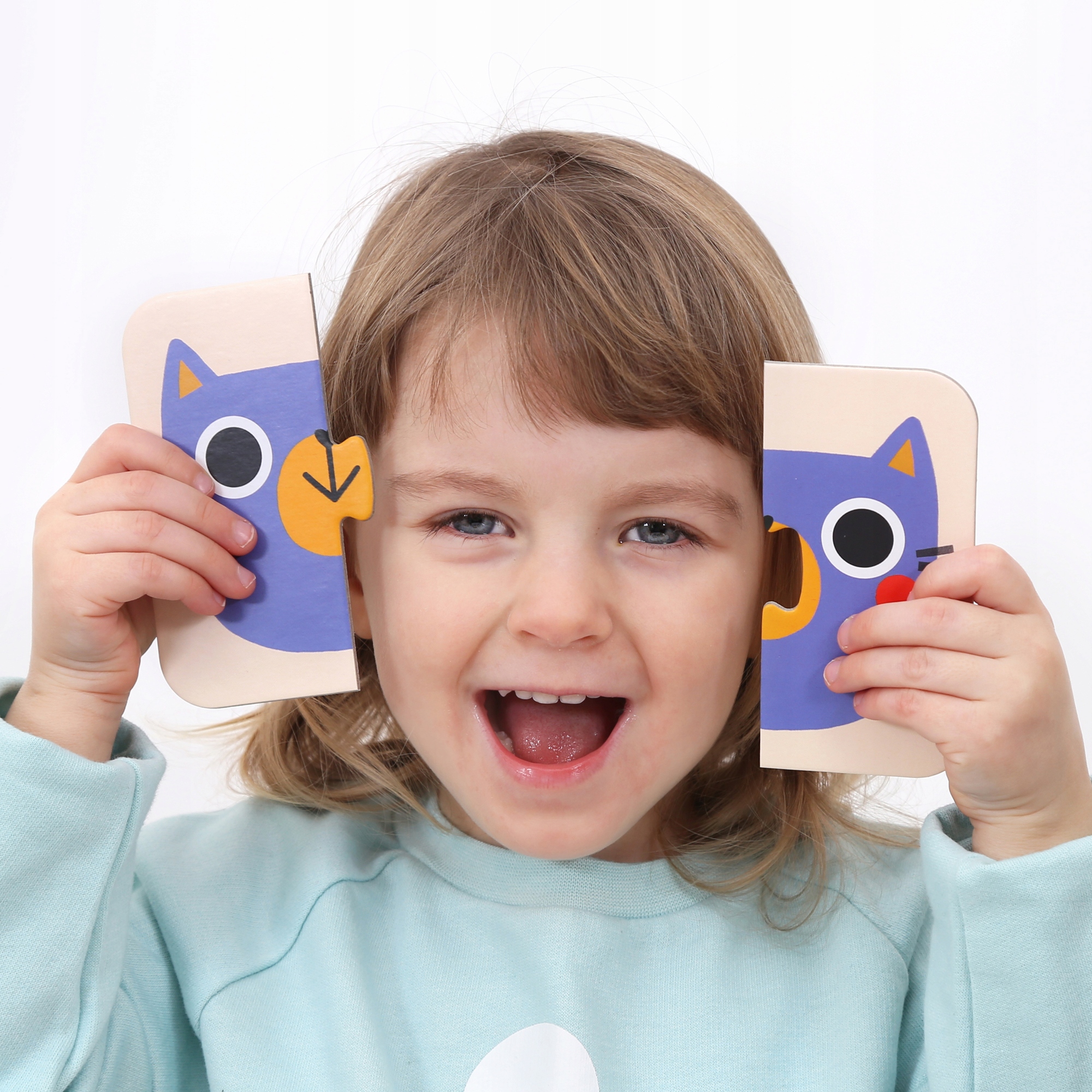 CzuCzu UKŁADAM POŁÓWKI BUZIE puzzle 15mies.+ Liczba elementów 16