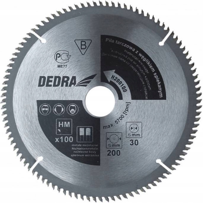 

Piła Tarczowa Do Alu 250x30mm 100Z Dedra H250100