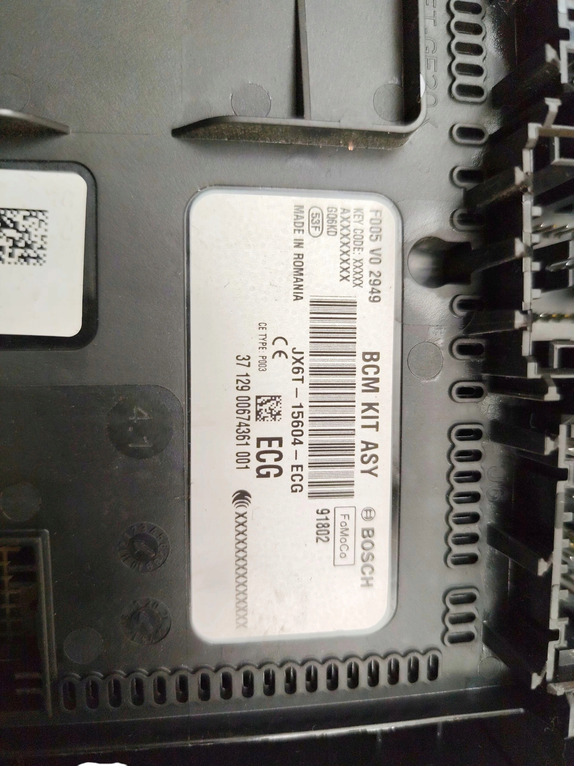 module BCM FORD FOCUS MK4 JX6T-15604-ECG
