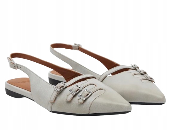 Vagabond Dámské Kožené Lodičky Šedé Ploché 38 I4A