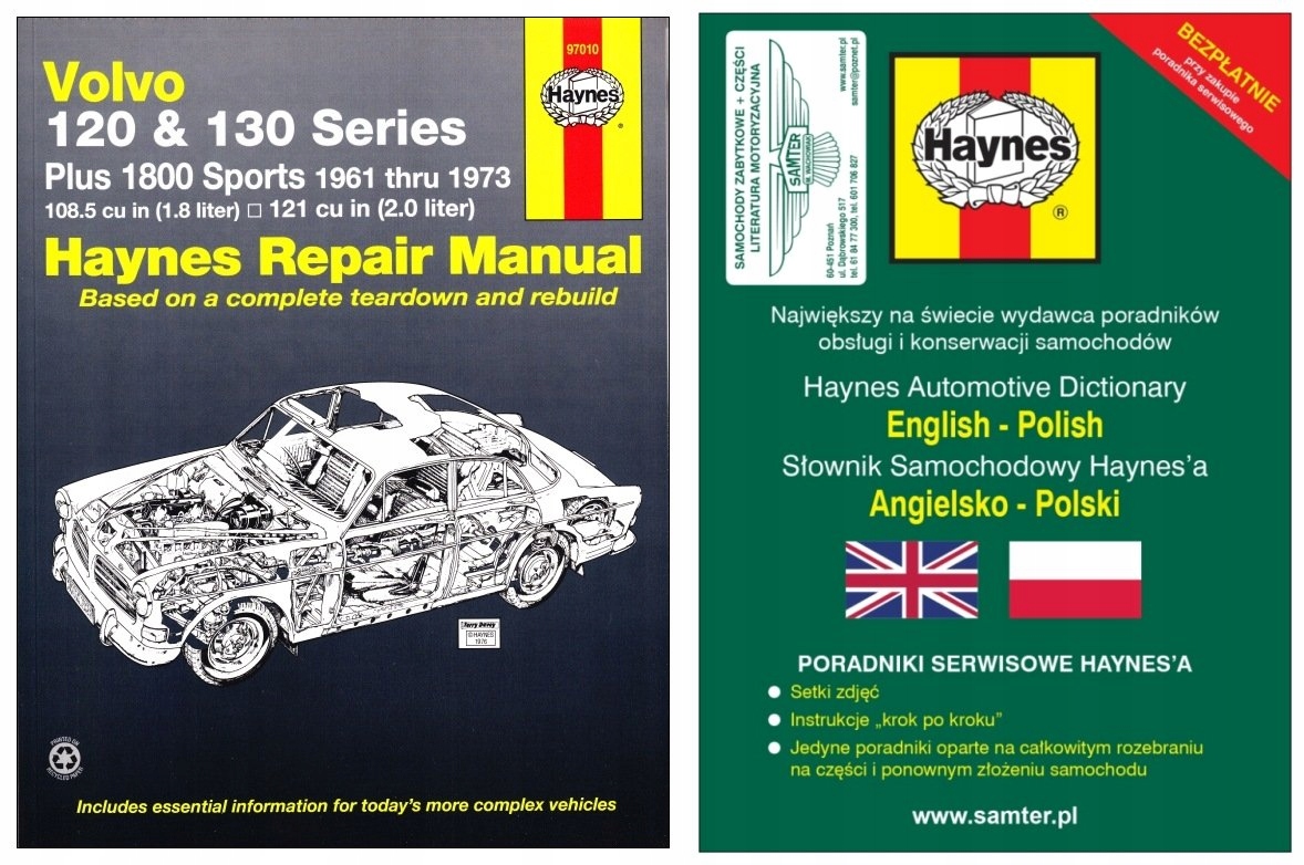 Volvo 120 130 Amazon P 1800 Sport 61-73 Ins Haynes