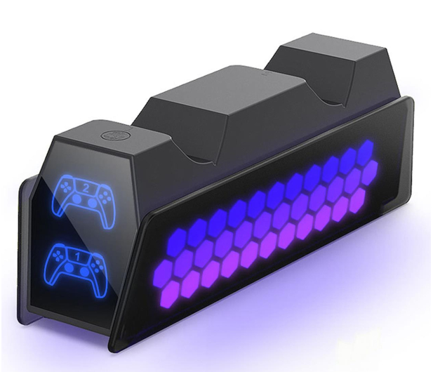 Akcesoria Dobe Podwójna stacja ładująca do padów PS5