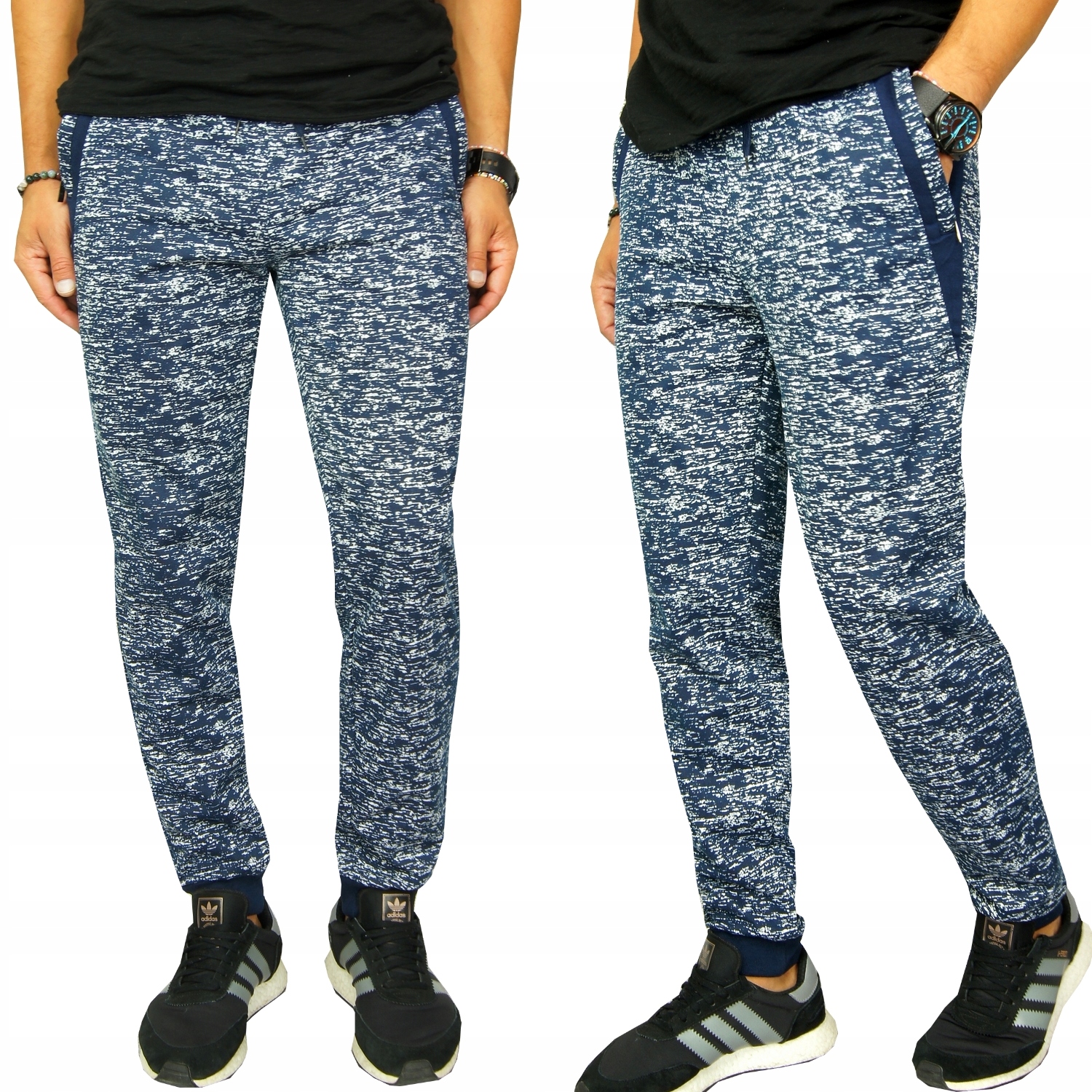 

Męskie Spodnie Dresowe modne Joggery dresy 459# M