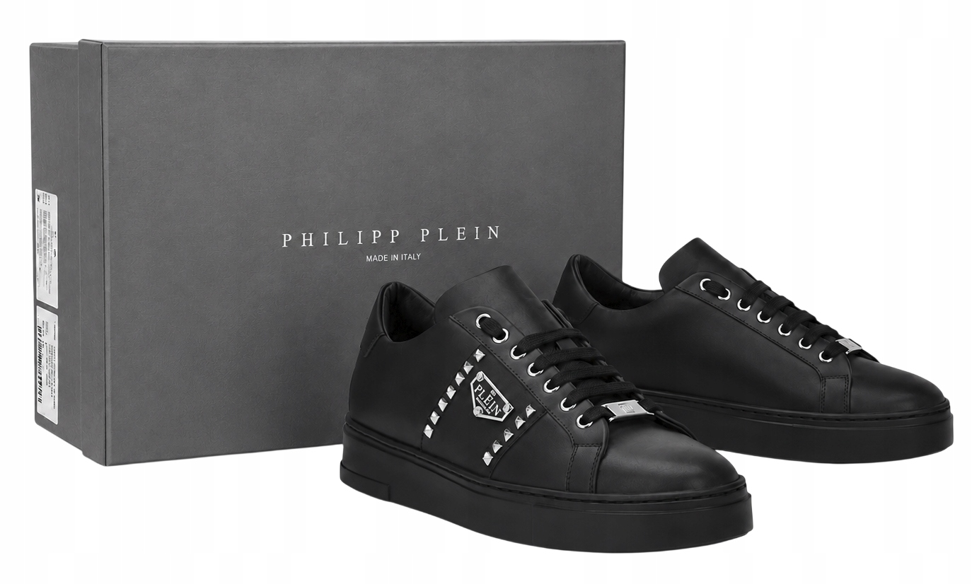 Philipp Plein Buty Sneakersy Ze Skóry Naturalnej Nappa Lads USC0788 r. 43
