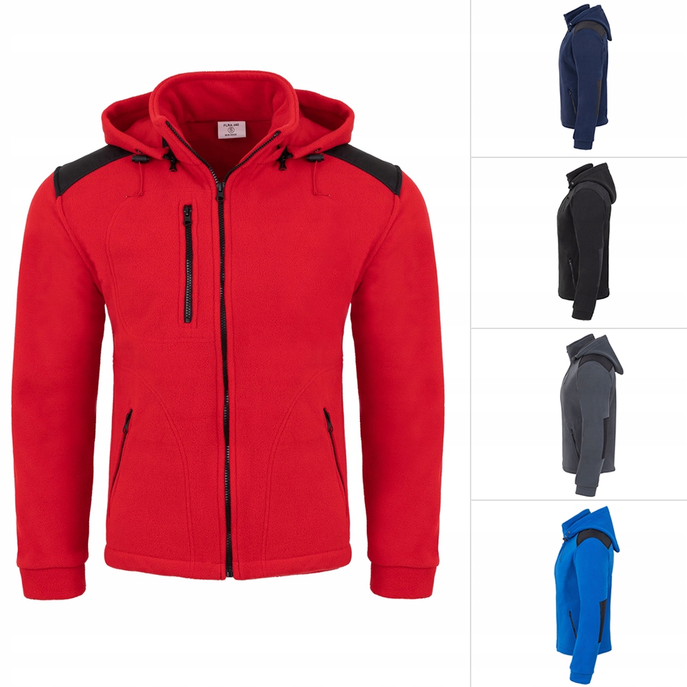 

Polar Męski Bluza Polarowa Kaptur Kolory XXL