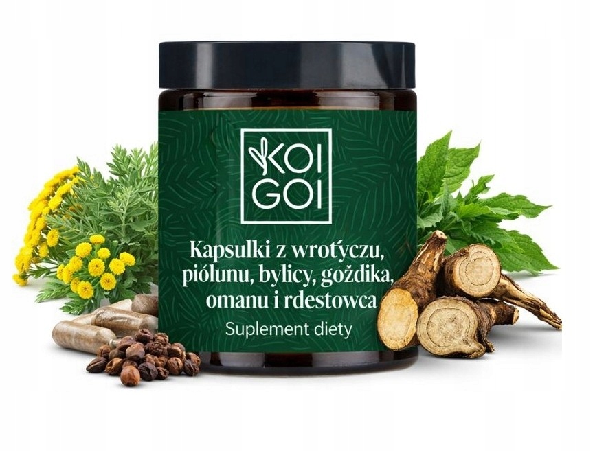 Ziołowa Apteczka 180k Zioła Wrotycz Piołun Oman Rdestowiec Kompleks Ziołowy