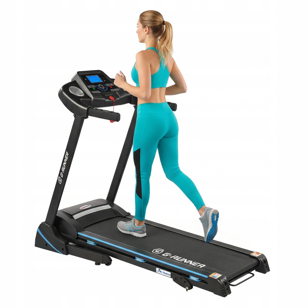 Bieżnia Elektryczna G-runner 420 Domowa Amortyzacja Usb Składana Głośniki