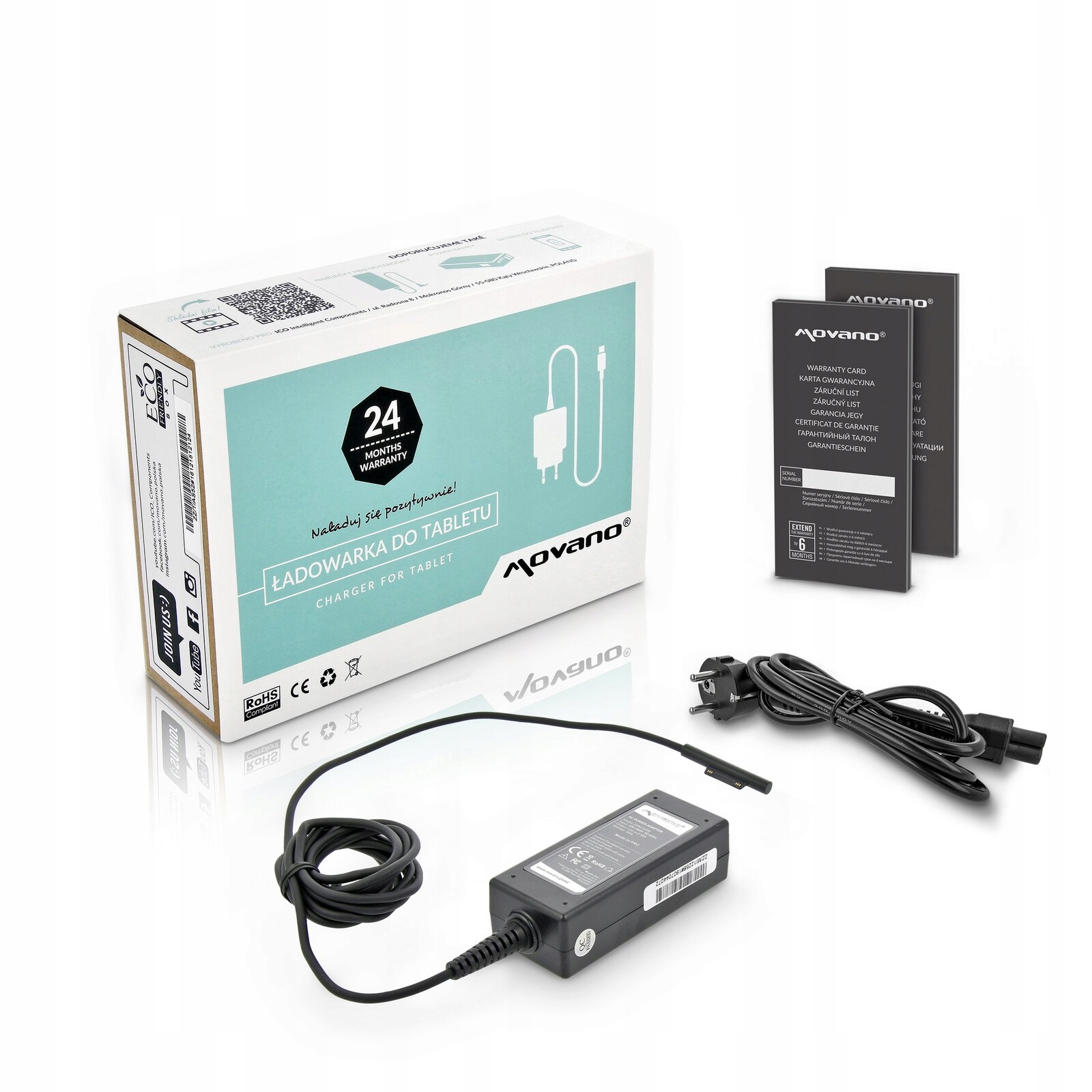 

Zasilacz tableta Surface Pro 3 PSU-36W 12V 2.58 A