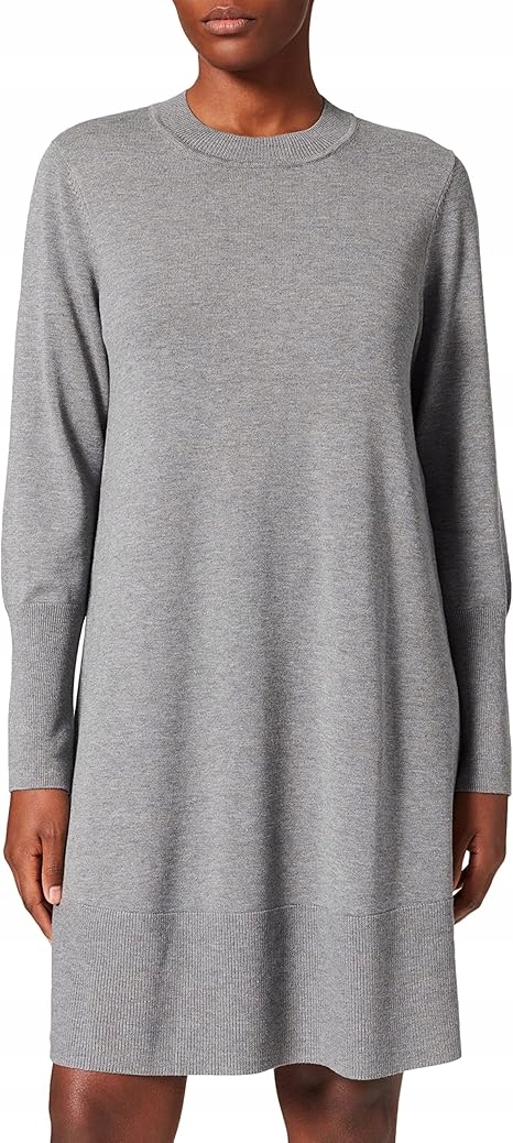 Esprit Šedá Šaty S Dlouhým Rukávem A Rolákem Xs 6FA