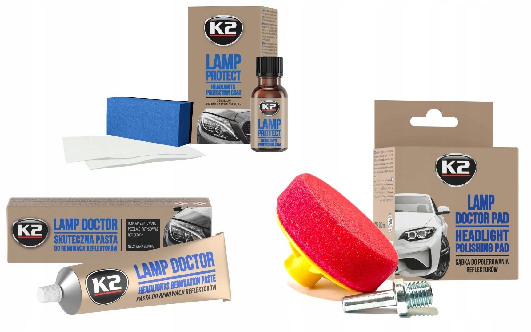 ZESTAW XL DO POLEROWANIA LAMP K2