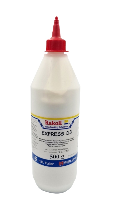 

Klej do drewna, montażowy Rakoll Express D-3 500g