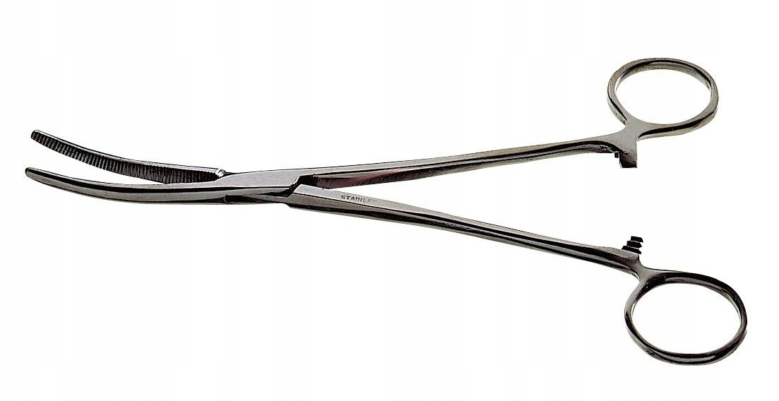 Szczypce do wyczepiania Cormoran zagięte 16cm