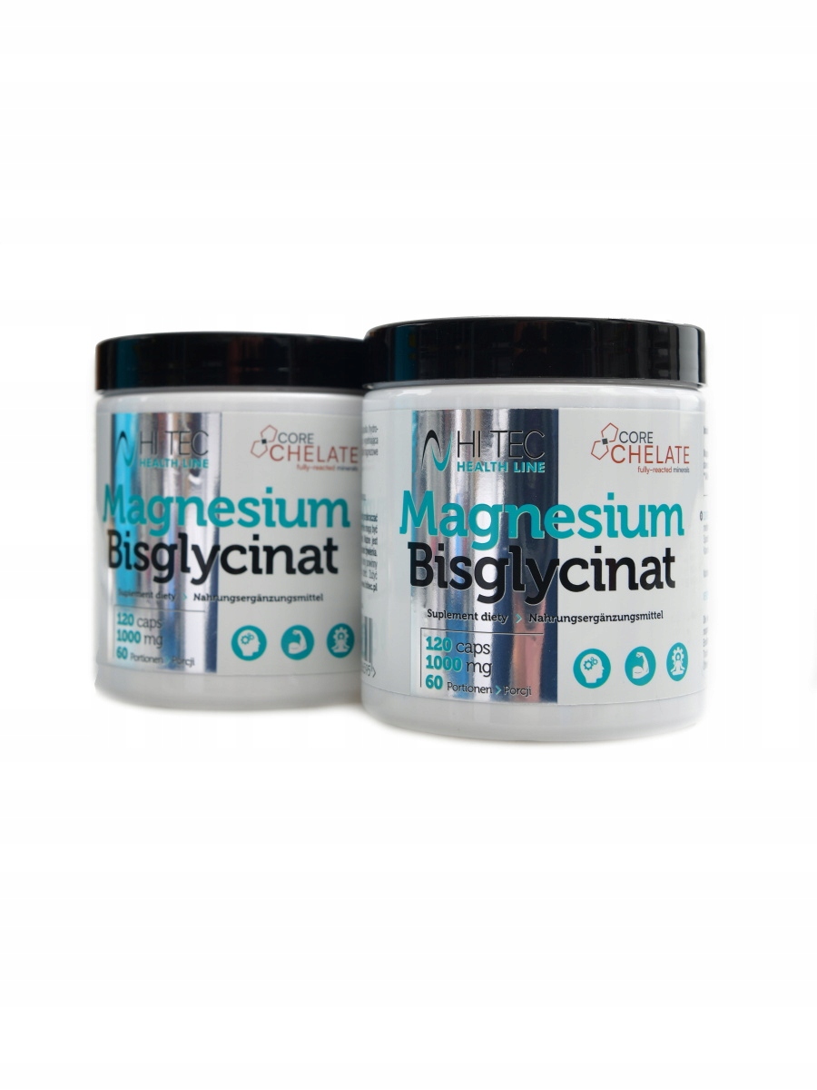 nutrition Health Line Magnesium bisglycinate 1000 mg 2 x 120 kapslí