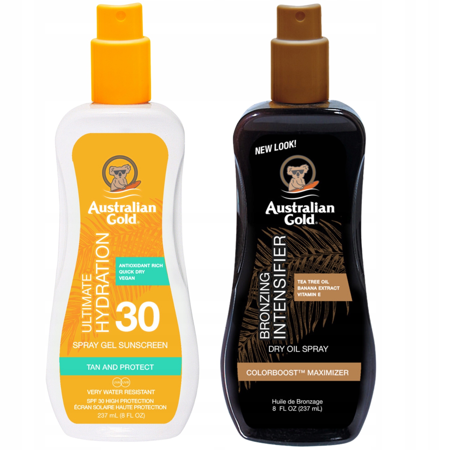 Australian Gold sprejový gel SPF30+zesilující olej