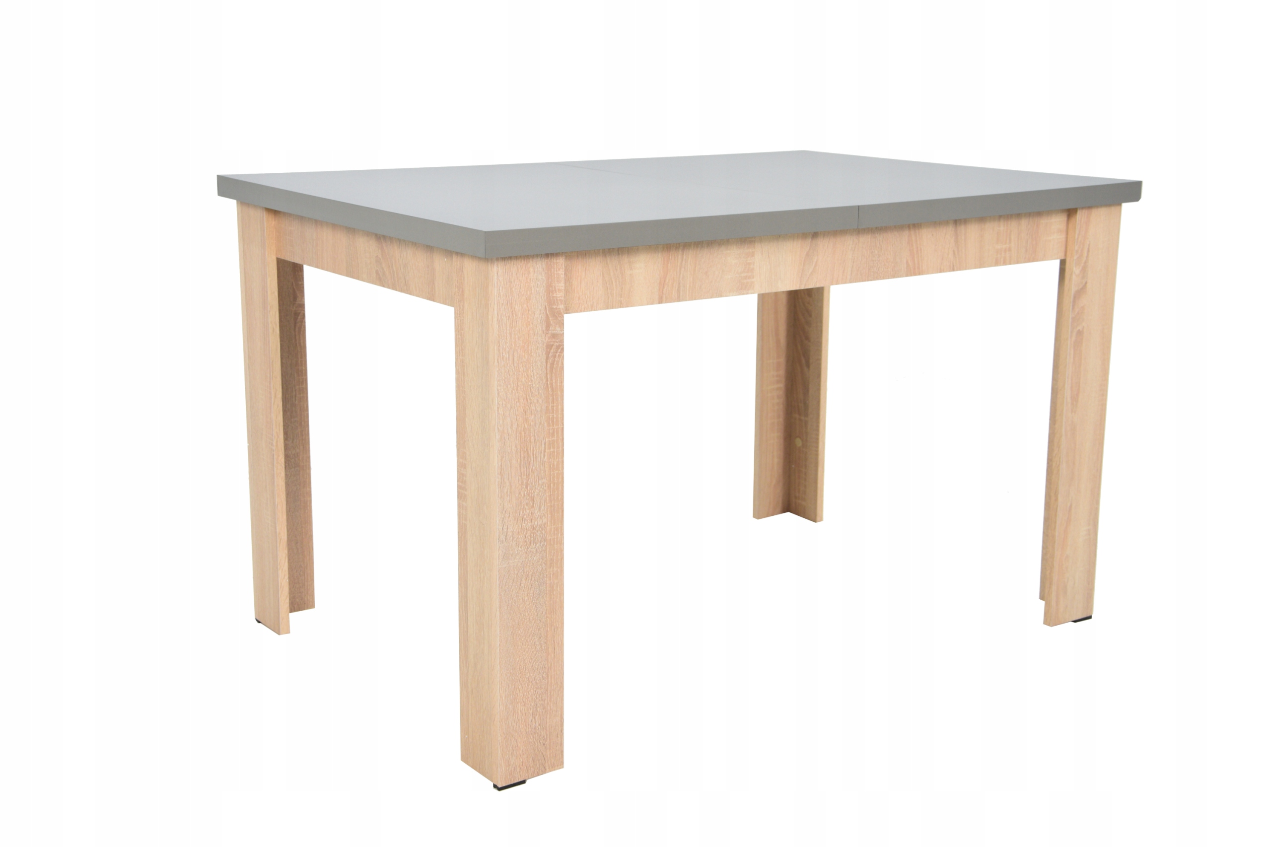 Zestaw KUCHNIA 4 krzesła SZARY welur i stół SONOMA Liczba elementów w zestawie 5