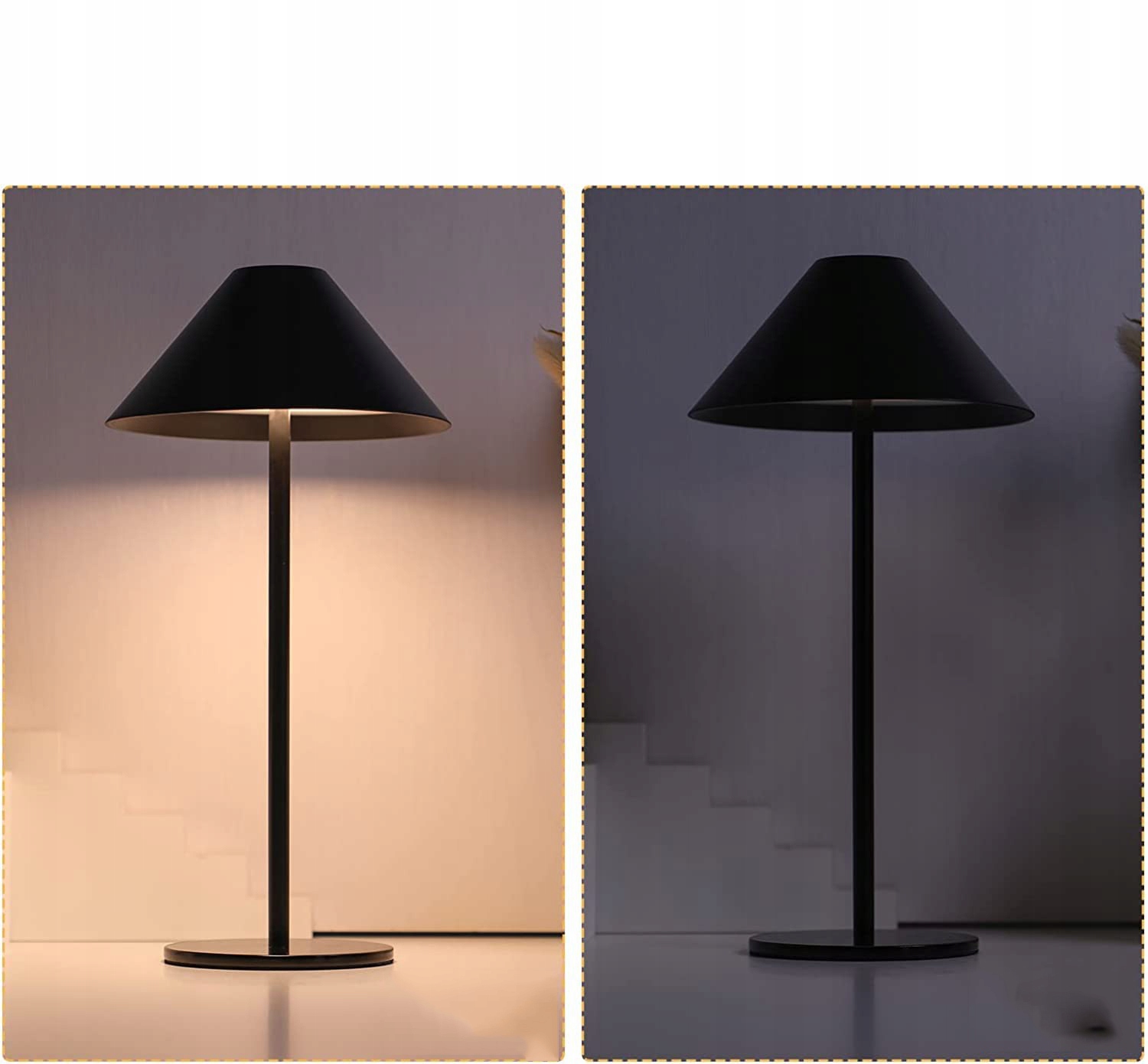 LAMPKA NOCNA LED BEZPRZEWODOWY DOTYKOWY LAMPKA STOŁOWA AKUMULATOR Kolekcja LAMPA STOŁOWA