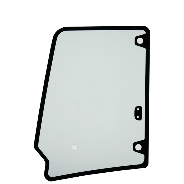 SZYBA DRZWI GÓRNA LEWA STRONA SITODRUK CAT 428F 3822261