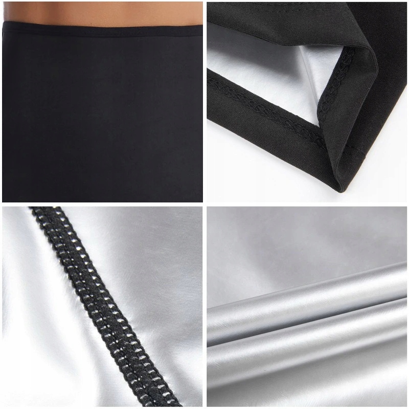 LEGINSY DAMSKIE MODELUJĄCE SPODNIE ODCHUDZAJĄCE TERMICZNE KRÓTKIE CZARNE XL Rodzaj inny