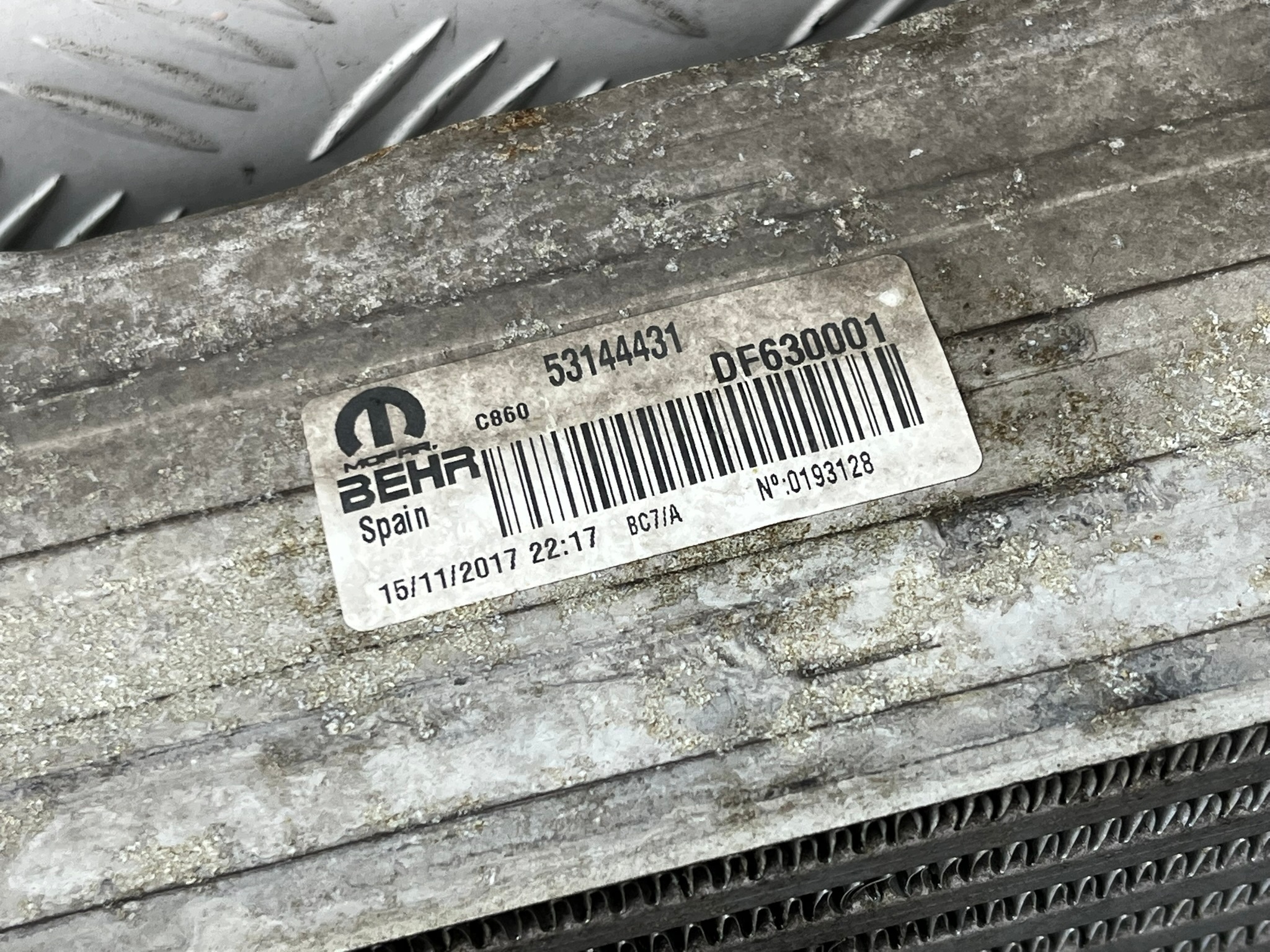 JUMPER DUCATO BOXER III LIFT 14-21 2.0 2.2 HDI intercooler 53144431 OE