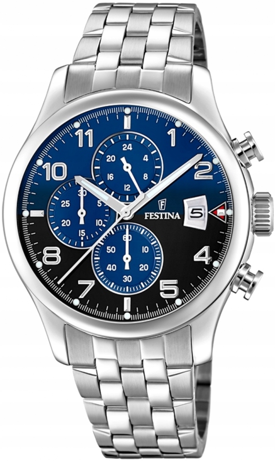 Pánské hodinky Festina 20374/8 modré sportovní na plavání