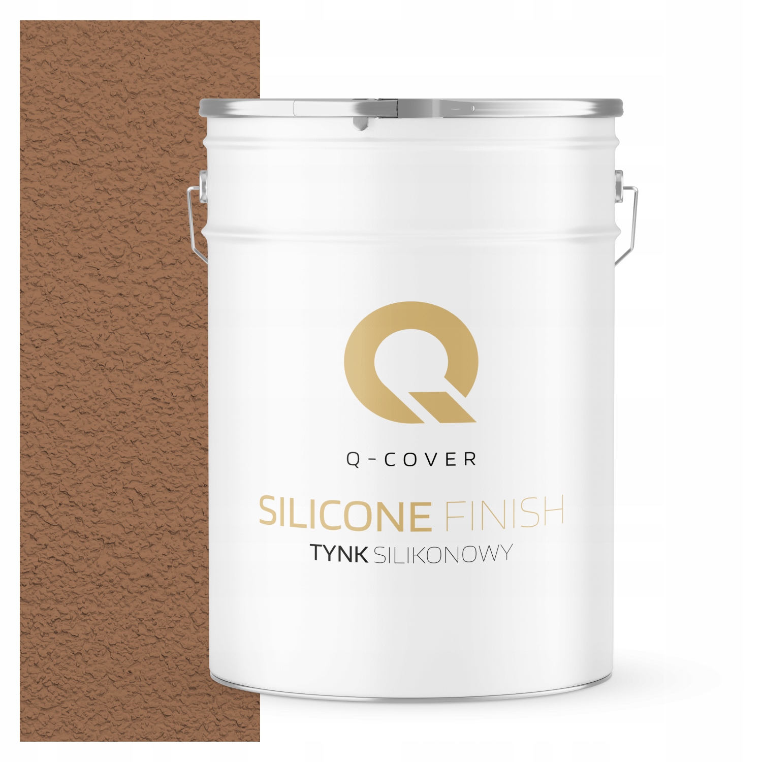 Fasádní Silikonová Omítka Hnědá Teplá F576 25KG Granulace 2.0mm