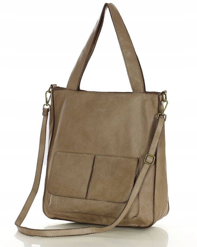 Torba Shopper Skórzana torebka A4 Marco Mazzini