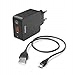 HAMA Szybka Ładowarka 19.5W Z Kablem Micro USB Qualcomm Quick Charge 3.0 — miniatura 6