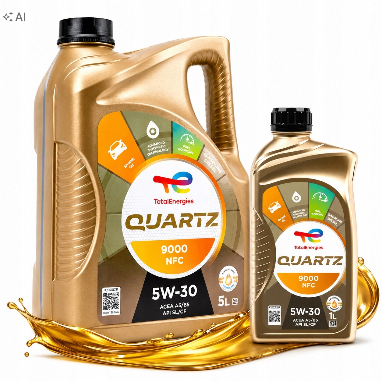 Total Quartz Nfc 5W30 6L (5L+1L) Motorový Olej Ford 913-D