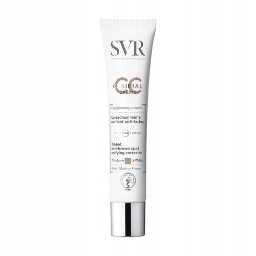 Svr Clairial Creme CC, korektor kryjący przebarwienia, medium, Spf 50, 40