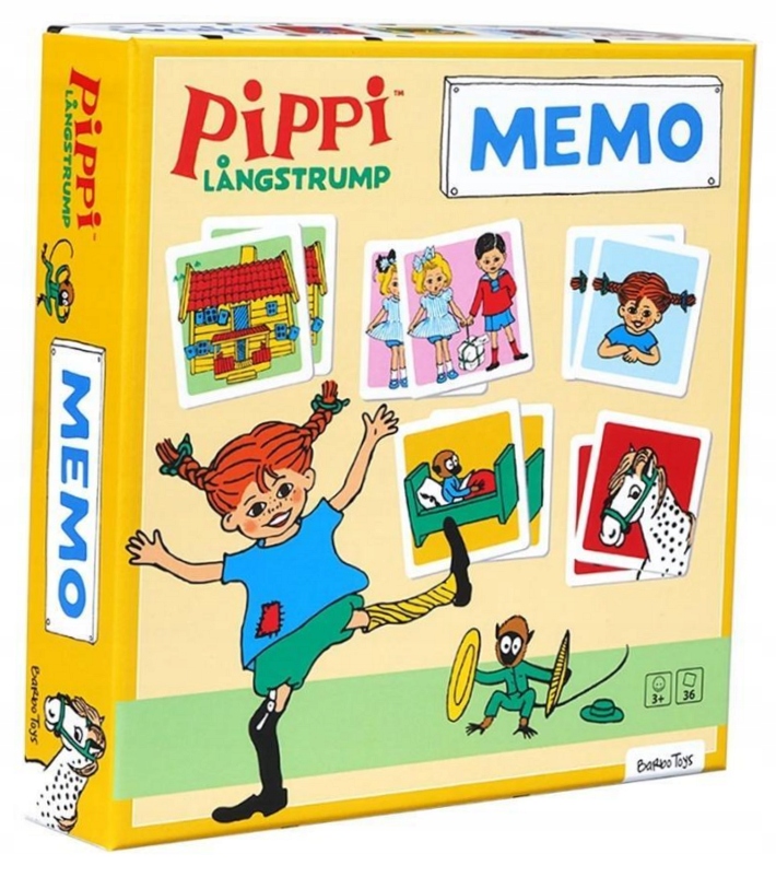 Memory dla dzieci Pippi 36el