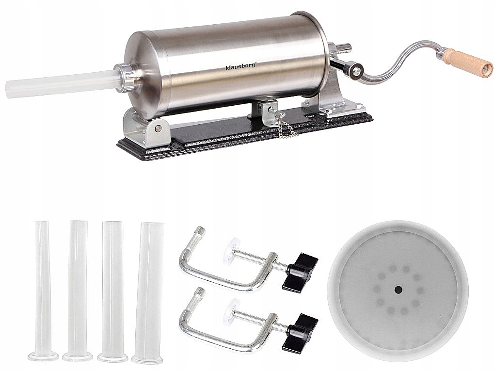 Horizontální plnička klobás 3 kg nerezová ocel Špryca Strojek Klausberg