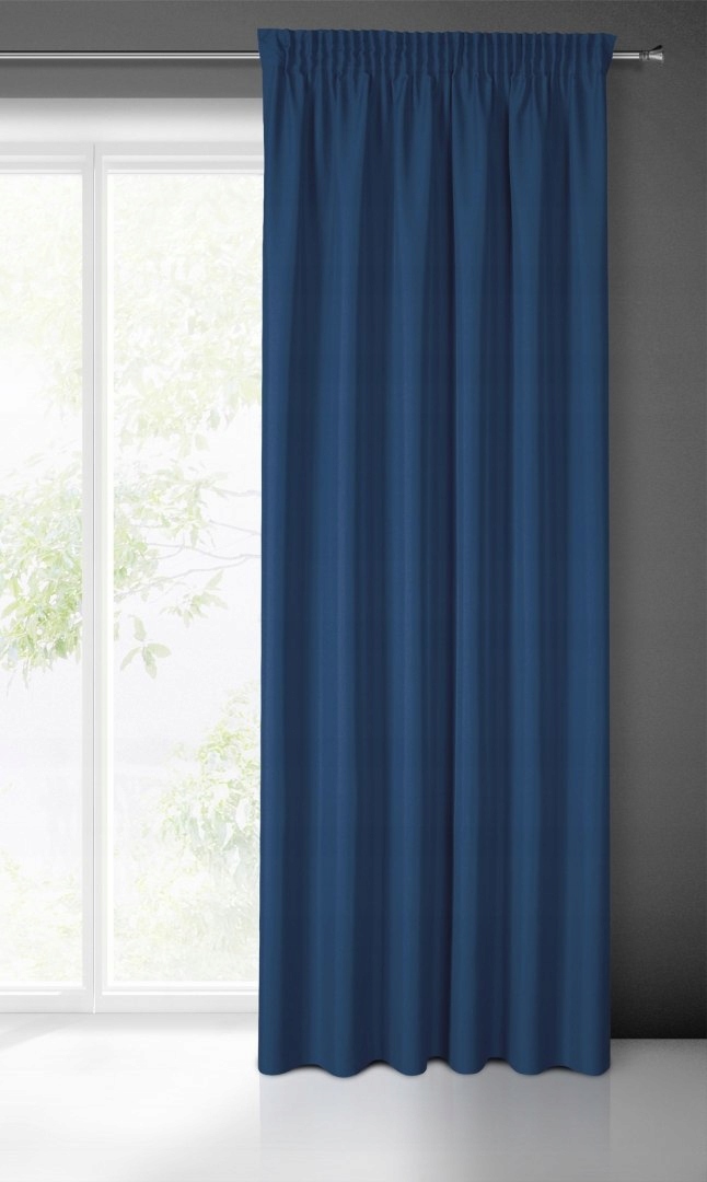 ZASŁONA GOTOWA EUROFIRANY RITA NA TAŚMIE 140X270 C Wzór gładki