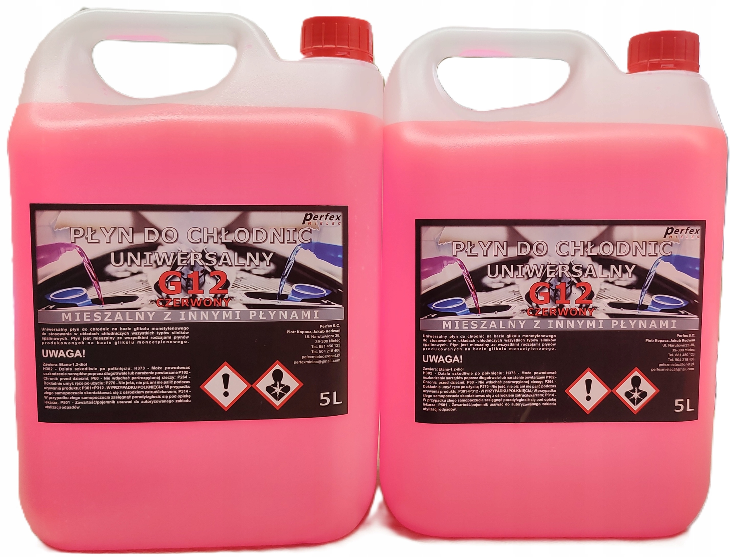 Płyn do chłodnic G12 czerwony (2x5L) 10L