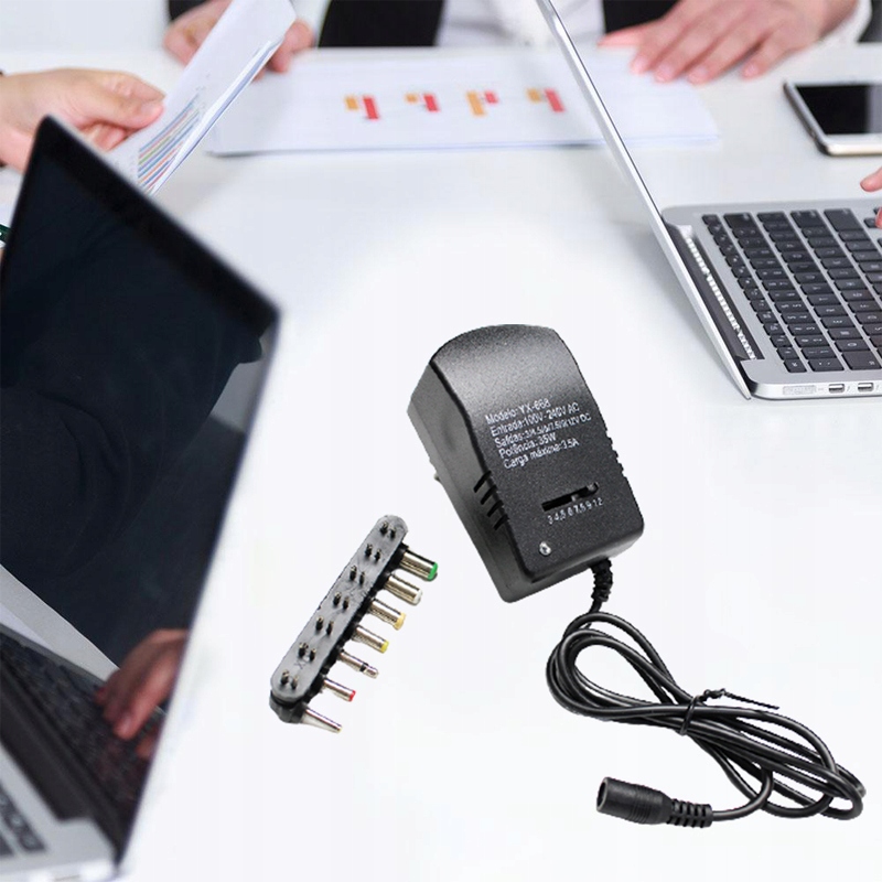 ZASILACZ UNIWERSALNY SIECIOWY ŁADOWARKA DO DC 12V Model E258