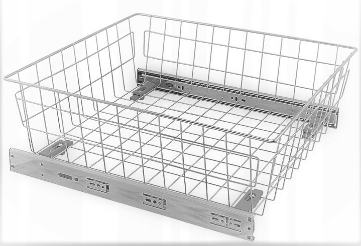 Szuflada kosz do szafy 40 H-100 BIAŁY CICHY DOMYK