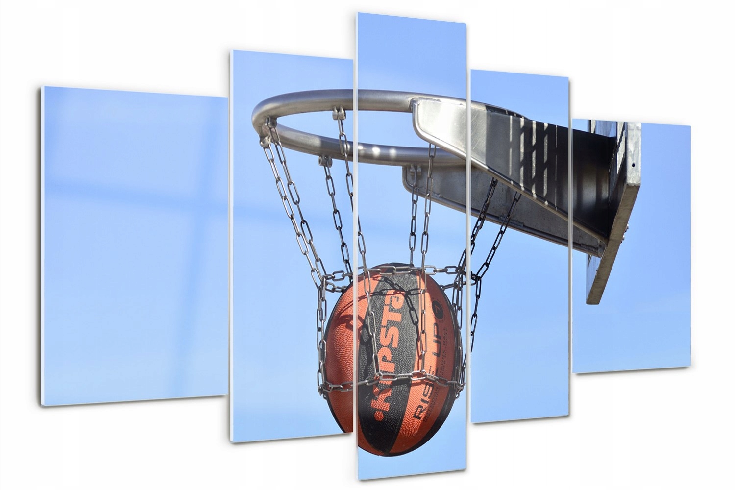 

Obrazek szklany tryptyk do salonu Koszykówka