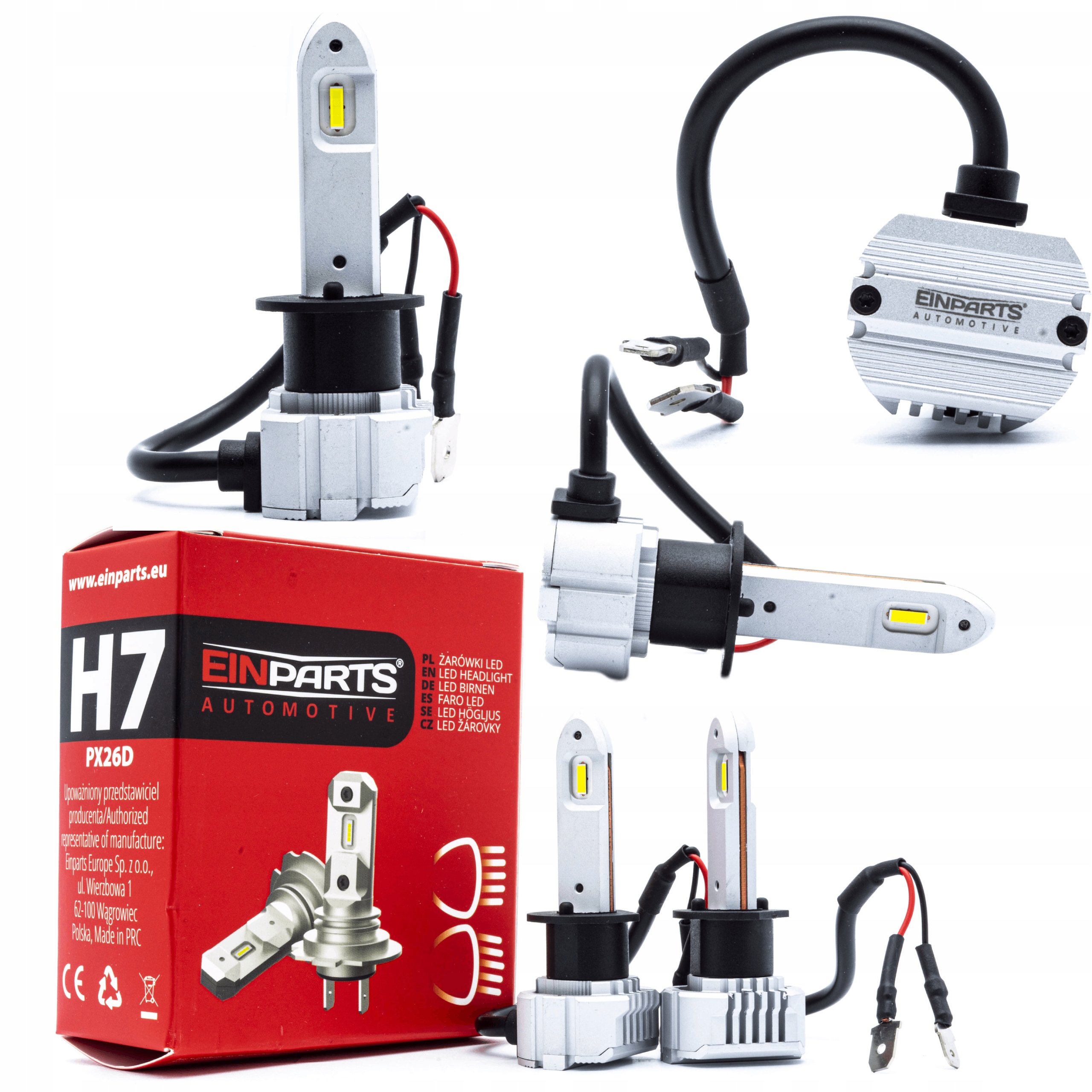 Led Žiarovky H1 P145S Krátke Silné 6000K Smd 12V