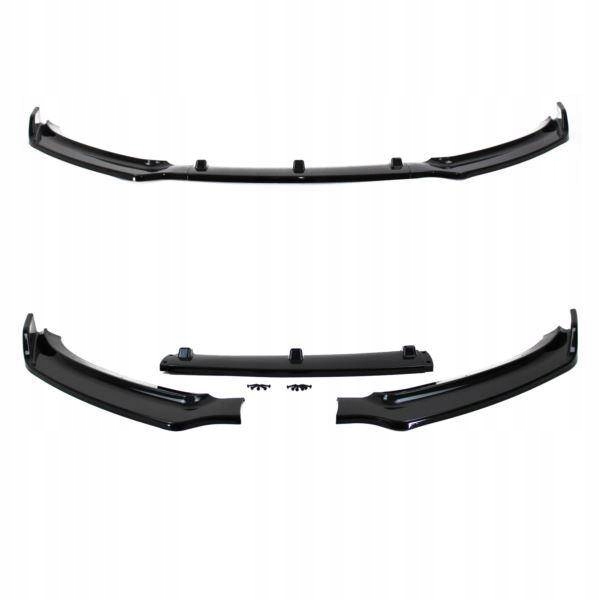 передний спойлер Audi A4 B8 11-15 Black