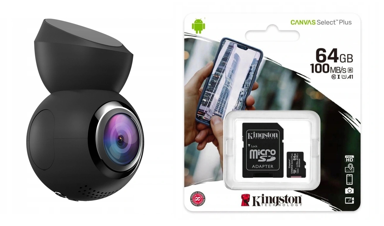 Navitel R1000 Záznamník jazdy autokamera Gps 64 Gb Kingston