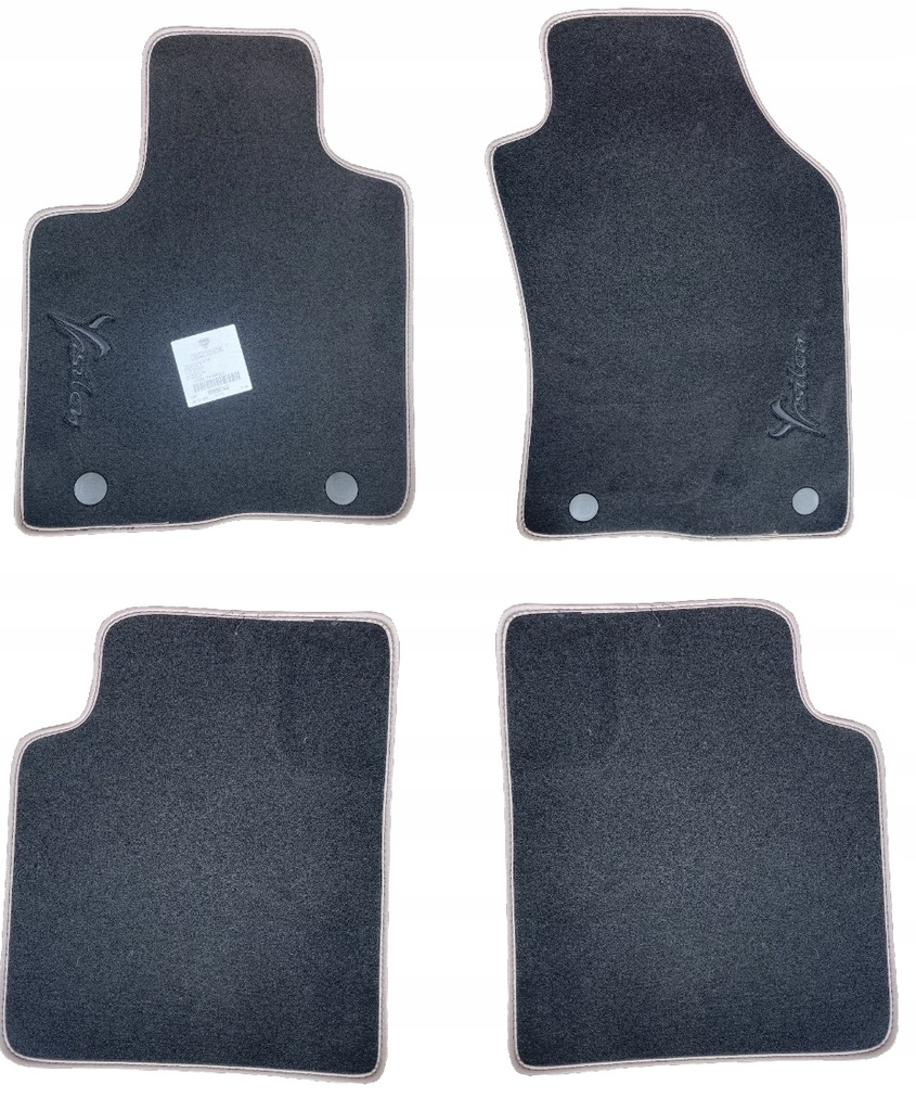 Dywaniki Welurowe Komplet Lancia Ypsilon 50927443 Nowe Oryginalne Oe