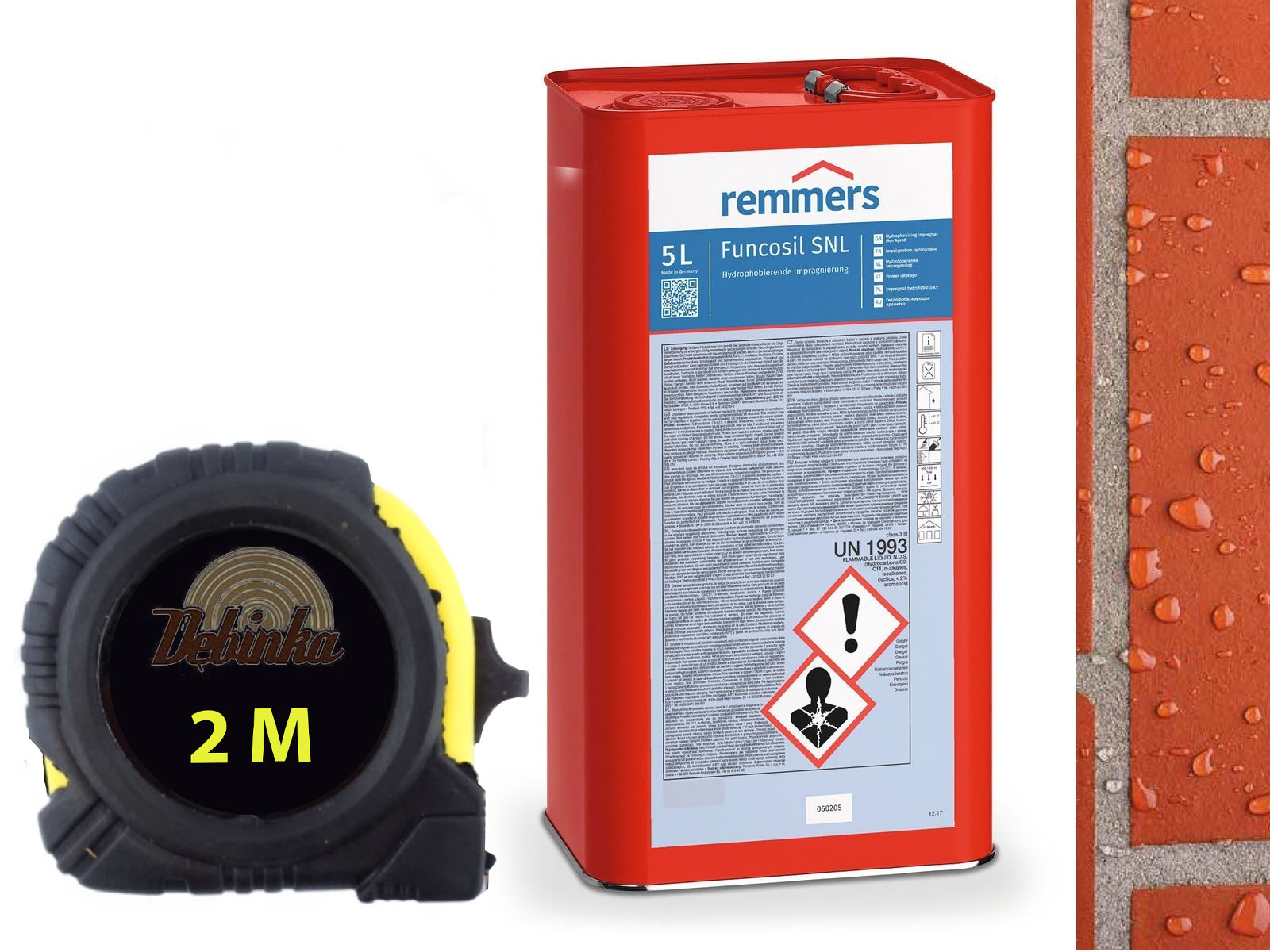 Remmers Funcosil Snl impregnační přípravek na staré cihly 5L