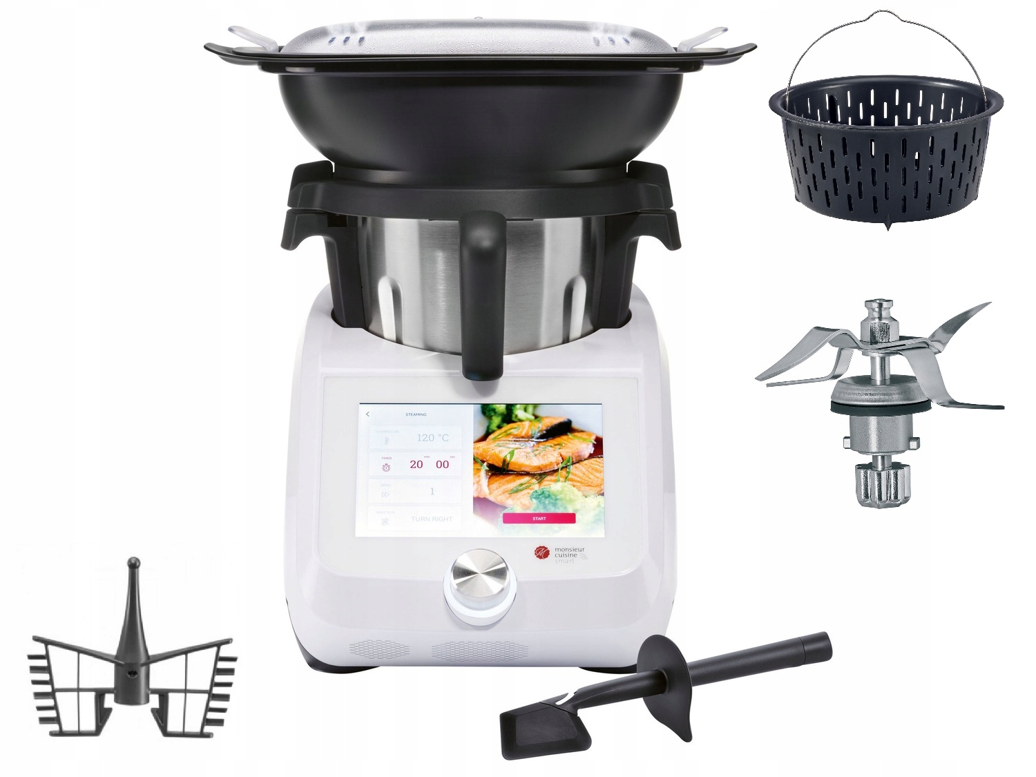 NAJNOWSZY ROBOT MONSIEUR CUISINE SMART 8 1200W LIDLOMIX WIFI DYSTRYBUCJA PL