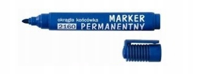 MARKER BUDOWLANY OKRĄGŁY NIEBIESKI PERMANENTYNY