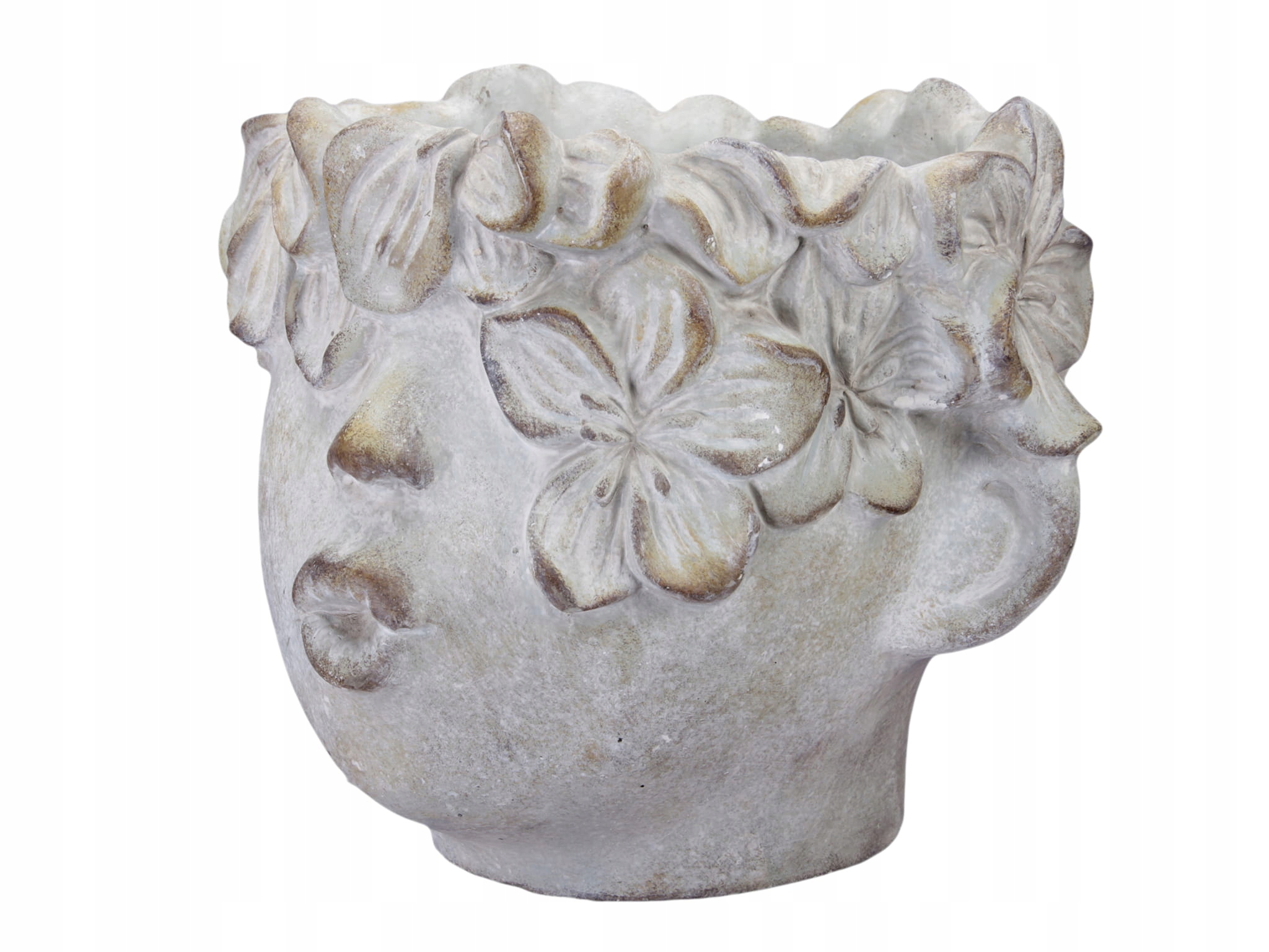 Wiosenna doniczka głowa osłonka twarz Spring Girl