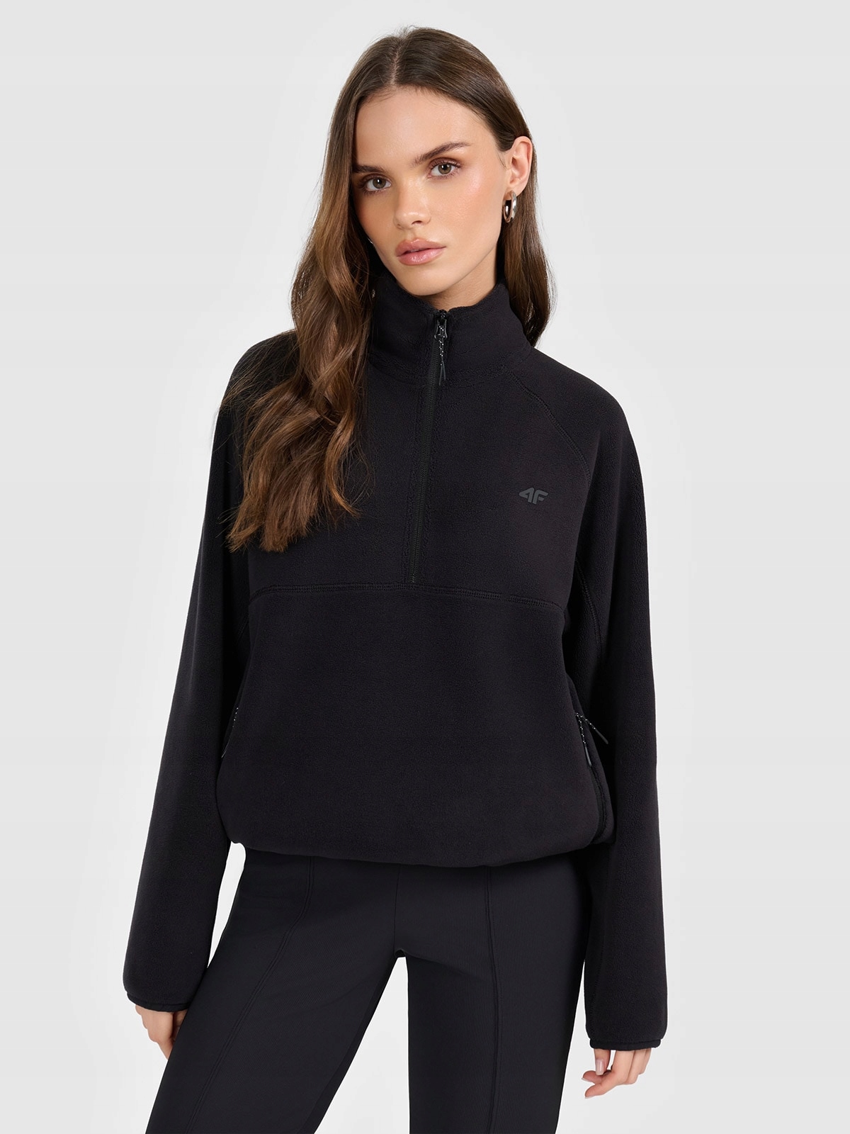 4F Polar regular bez kapuce dámský černý L