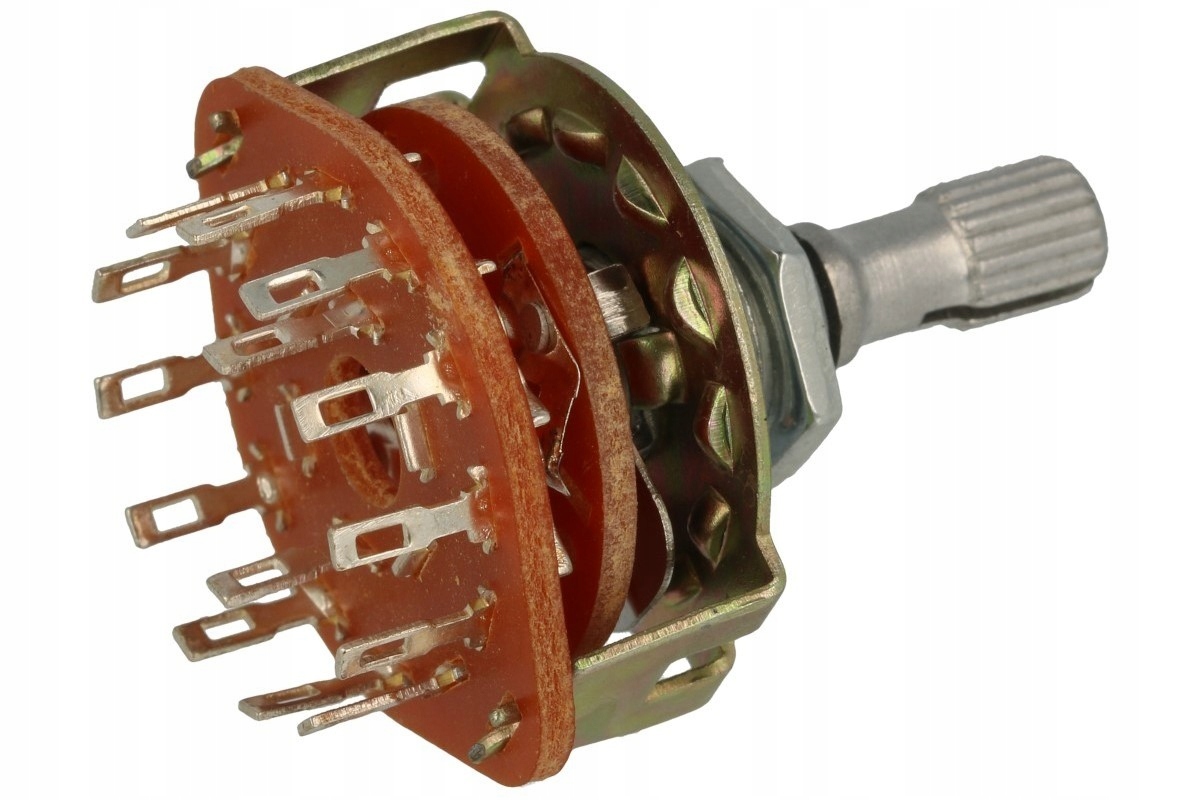 Przełącznik obrotowy RBS-1-2x6 6xON 2 tory