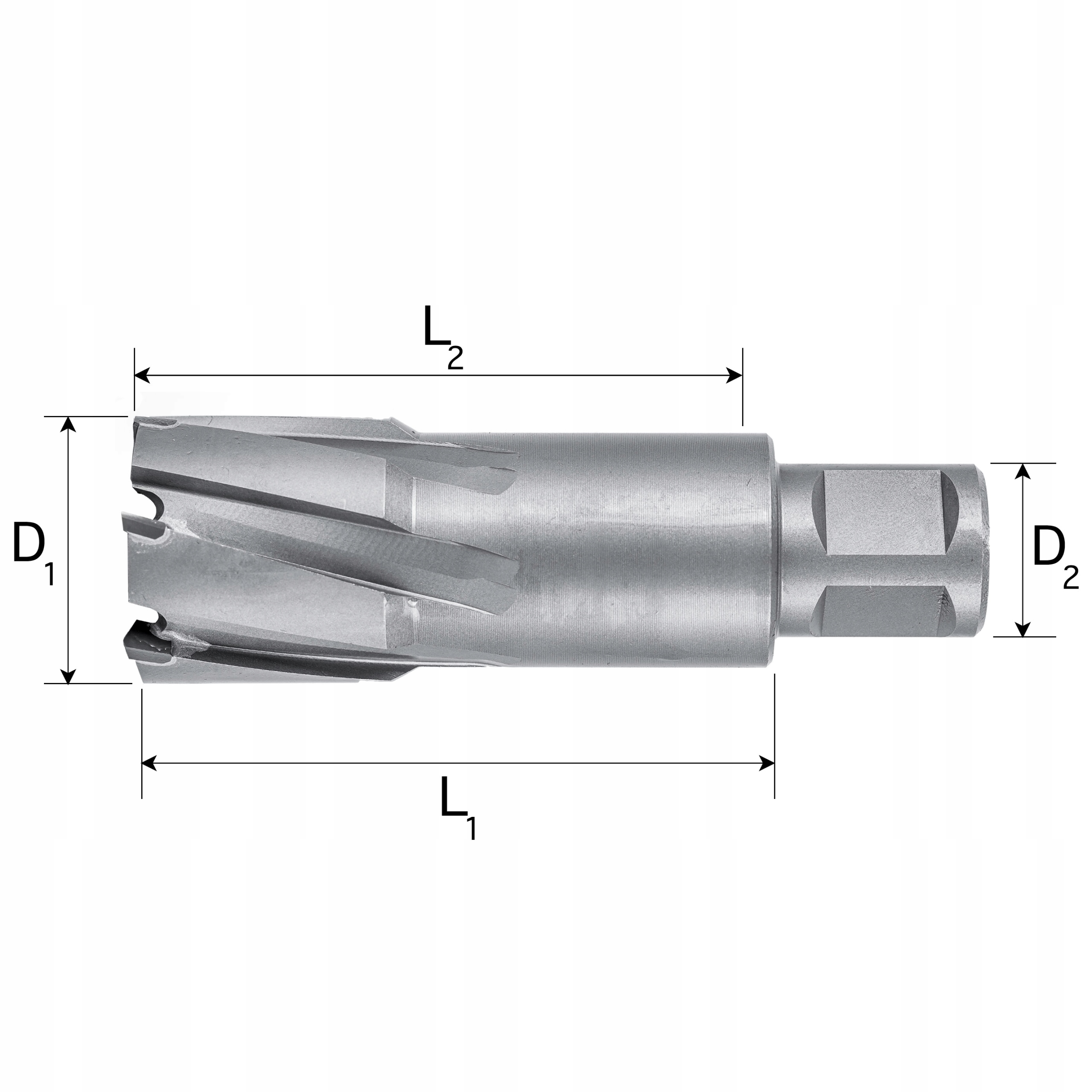 30 x 55 Frez Trepanacyjny INOX Wiertło Rurowe TCT Marka Melver