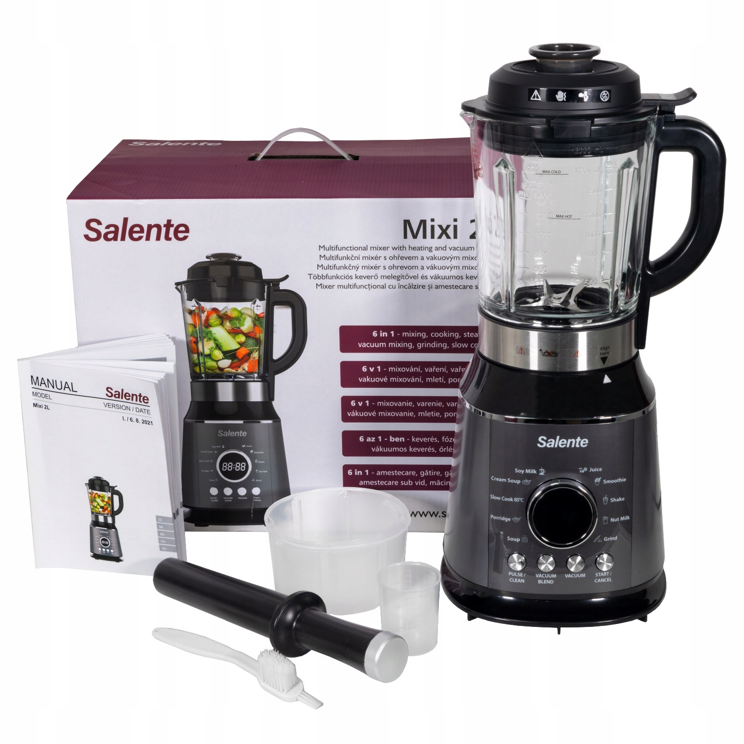 Stolný mixér Salente MMS-MIXI-2L 1000 W čierny