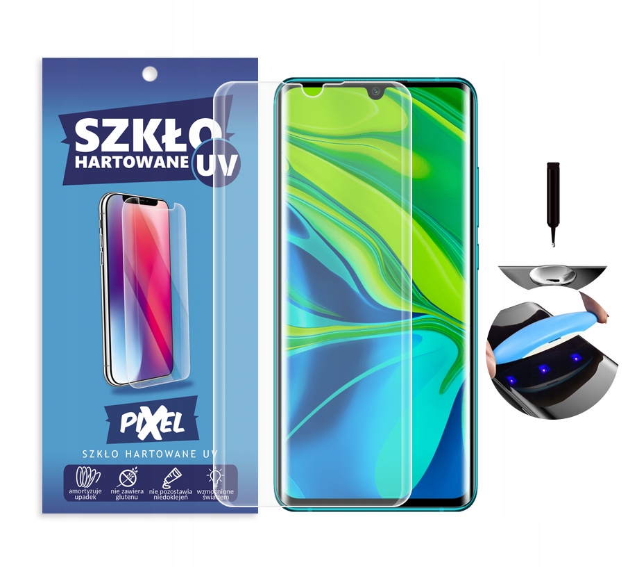 

Pełne Szkło do Xiaomi Mi Note 10 Lite Uv Liquid 5D