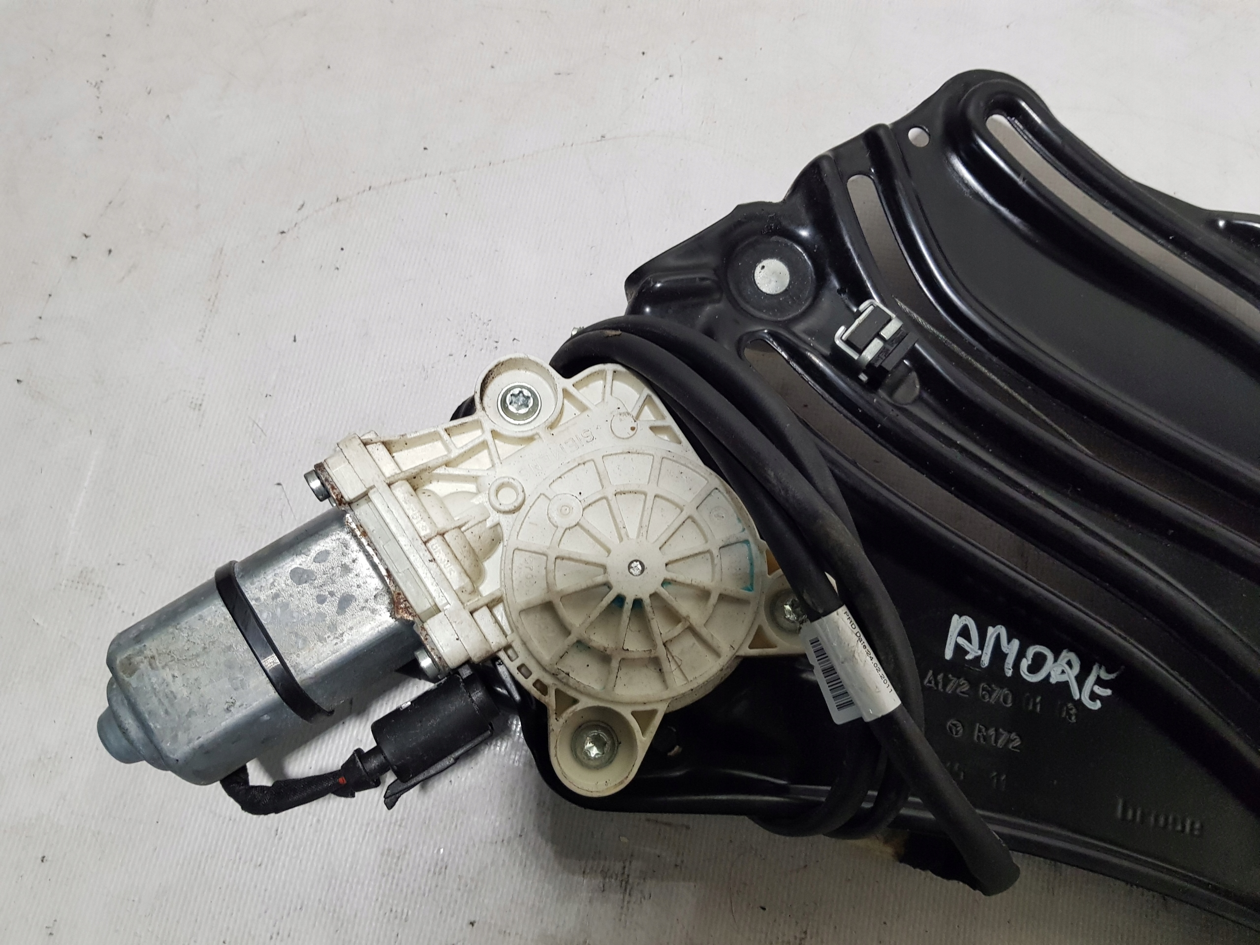 window regulator left rear part MERCEDES SLK W172 R172